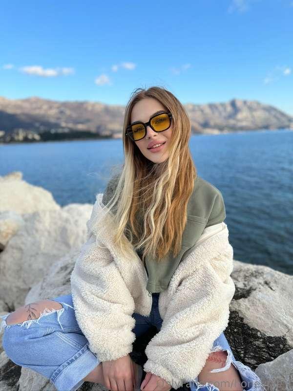 Perched on the cliffs overlooking the sea, where the waves a..