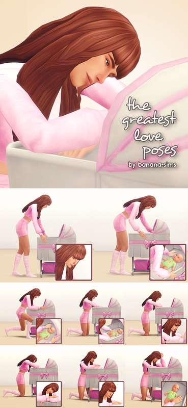 “The Greatest Love” Pose Pack by Banana-Sims