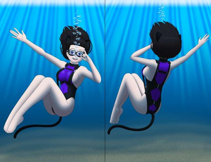 Carri's new swimsuit
