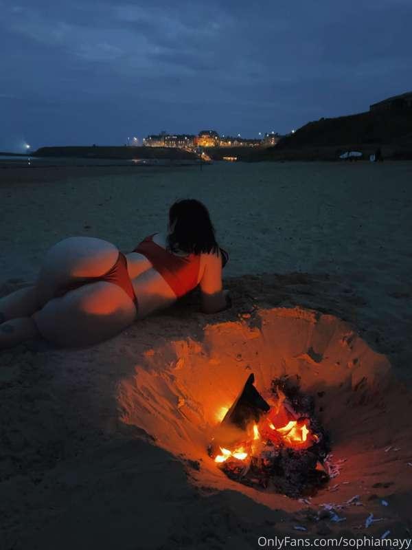 Went for a swim but would have preferred sex on the beach in..