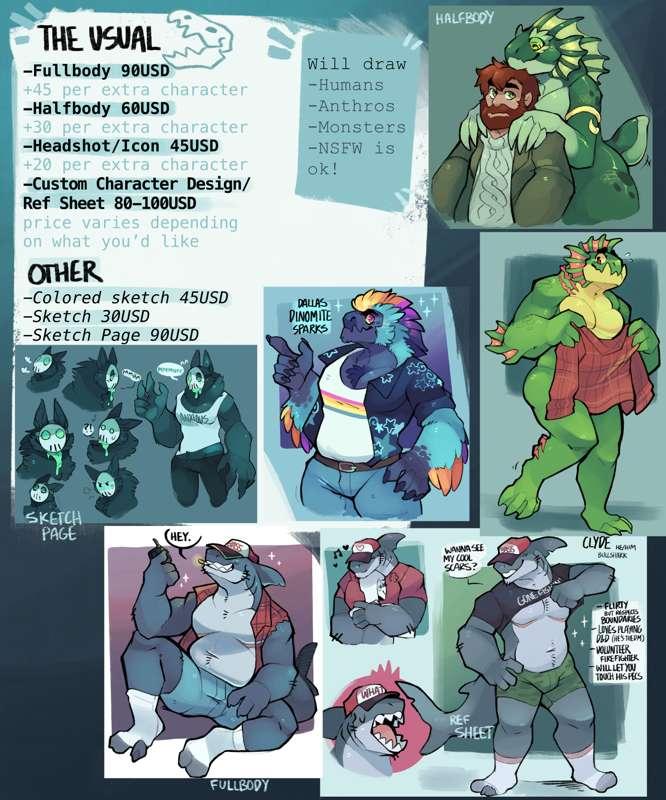 CHUNKY Commission Sheet 2020- OPEN⭐️