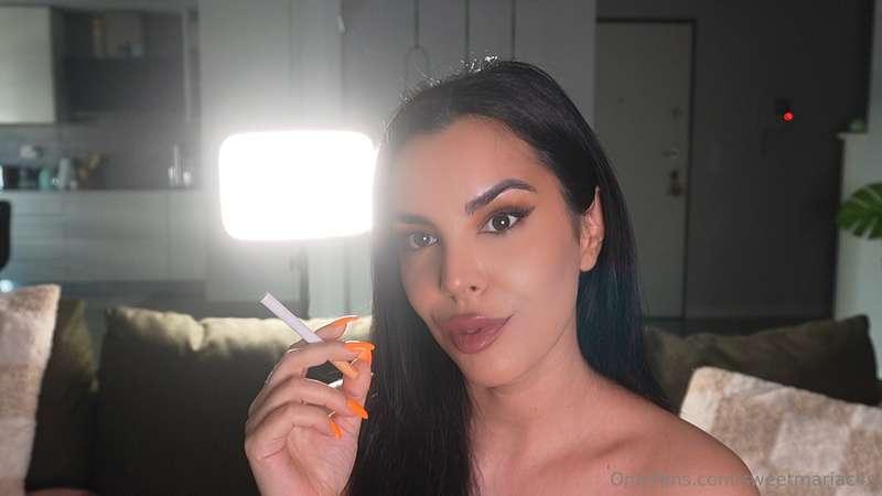 A couple of smokes while answering some questions x