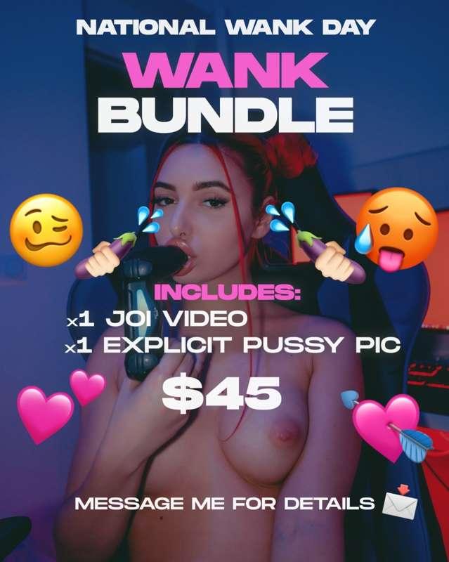 HAPPY WANK DAY 😉
Don't Miss Out on this Limited Time Bundle ..