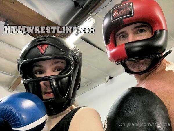 Throwback Thursday - Pre-sparring pic with Coach Rusty