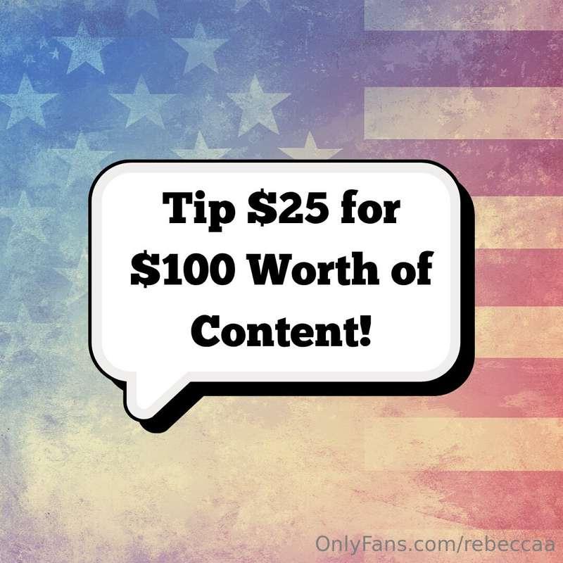 TIP $25 FOR A BUNDLE WORTH $100 - ONE PERSON ONLY!!⏰