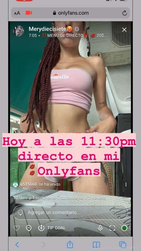 HOY A LAS 11:30pm HORARIO ESPAÑOL HARE DIRECTO!!🥵🥵🥵🥵🥵