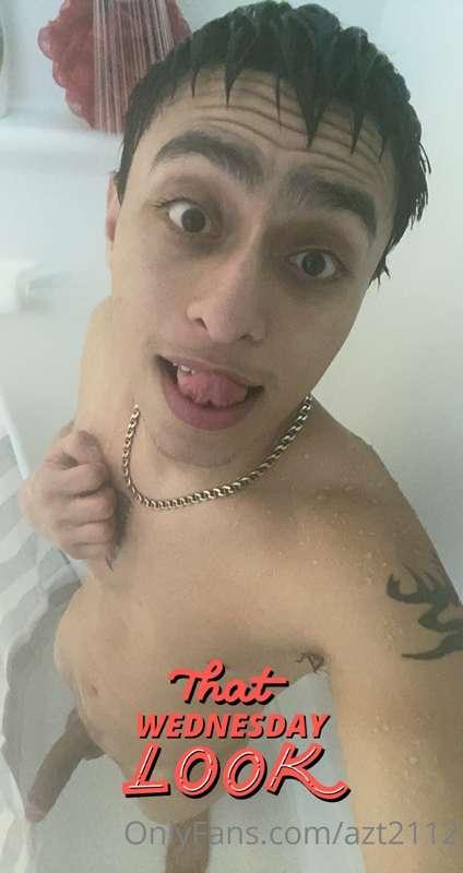 Gotta love warm showers on  a cold day