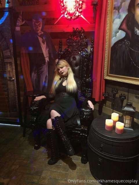 I'm at a vampire themed wine bar! 

(Who wants to buy me a d..