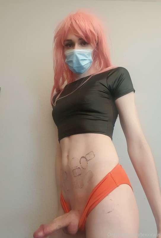 Tiny tits & big dick