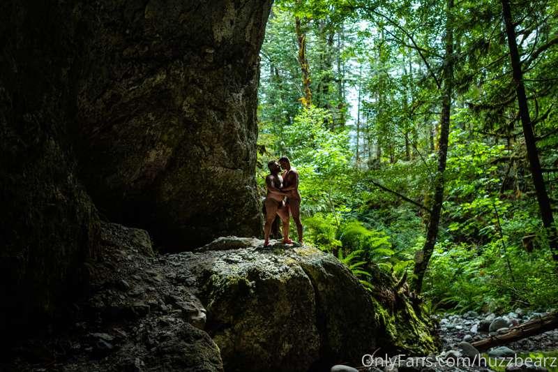 There's this really cool cave at the camp with a creek and b..