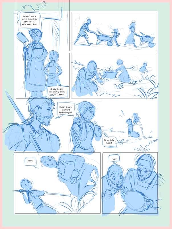 Scarlet - sketches 3