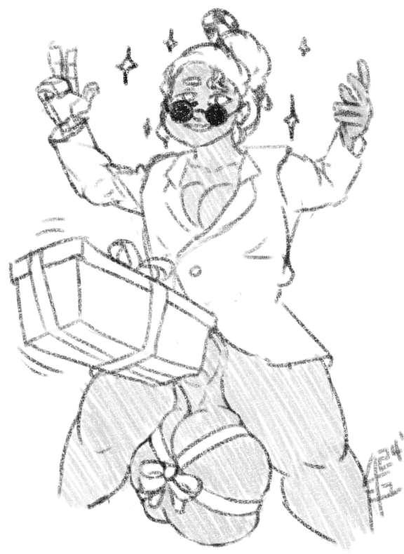 It's her Dick in a Box!