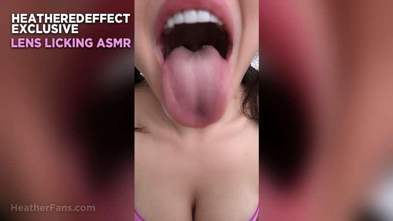 June 2023 Lens Lick ASMR - pink dress 