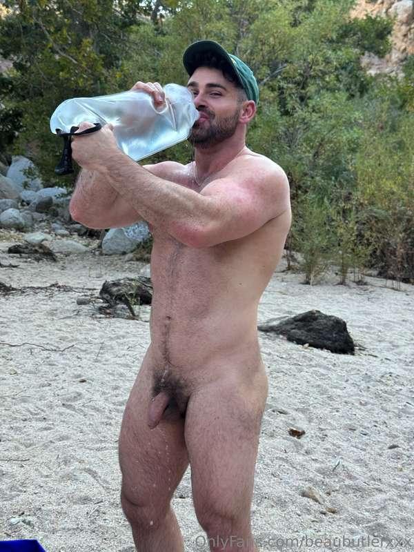 Hiking gets me thirsty 