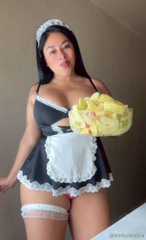 You want some of my sweet juicy fruit❓