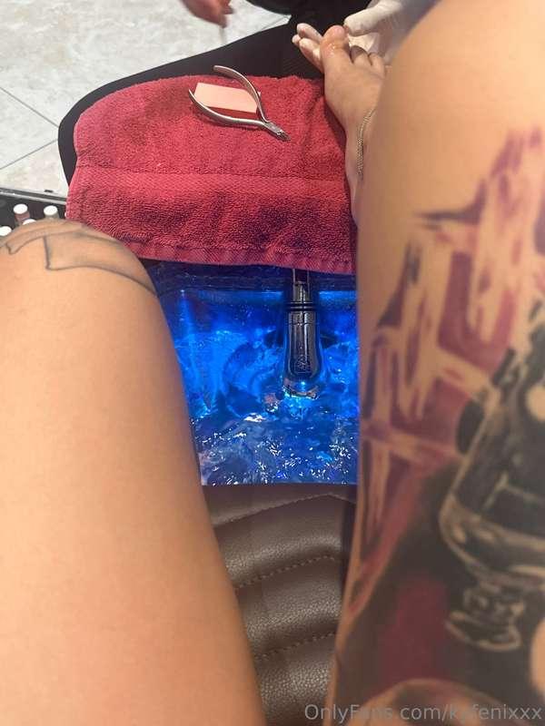Getting my toes and nails done….. should I make some feet co..