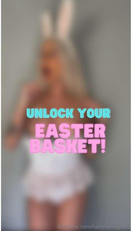 Unlock your ***EASTER SURPRISE!*** 🐰👅