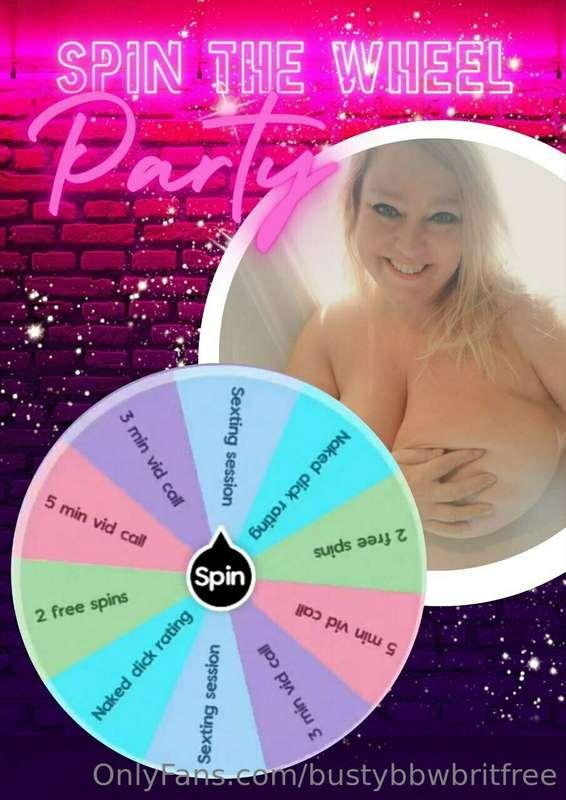 ***You always win in Spin the Wheel!***  Get naughty prizes ..