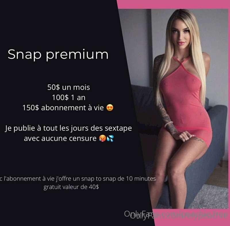 Devient membre de mon Snap premium 😈sextape gratuite à tout ..