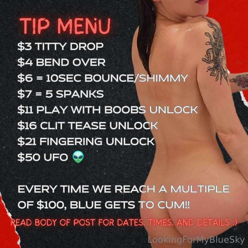 Shower Stream tonight on my free page @missbluefreeof from 6..