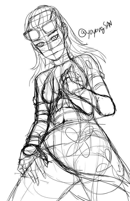 กำลังวาด widow summer skin