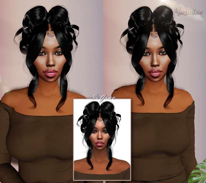 Yasmine curly pony 