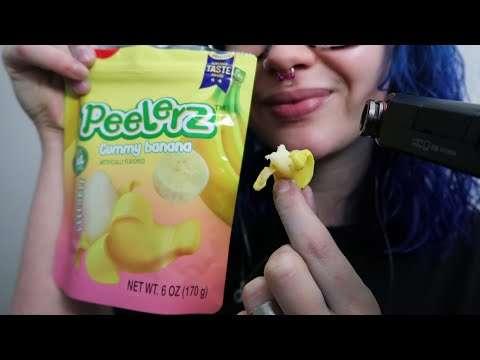 📣 EARLY ACCESS 📣 ASMR Eating Banana PEELERZ Gummy Candy (SUPER STICKY 😢) 🍌
