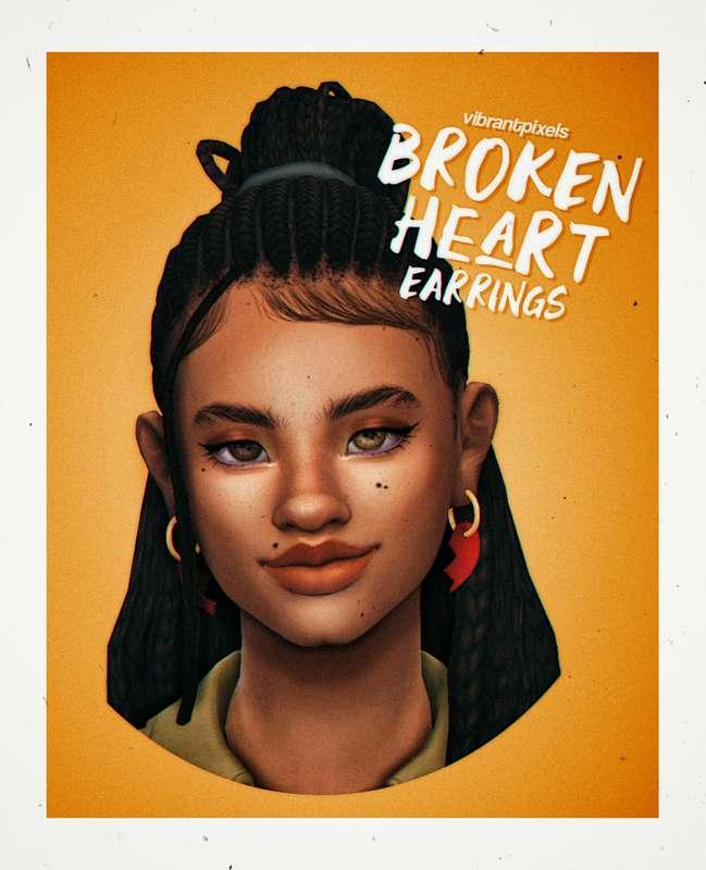 broken heart earrings !