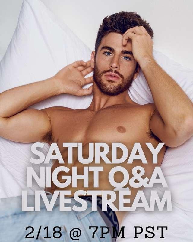 Are you joining me LIVE tonight? 😏