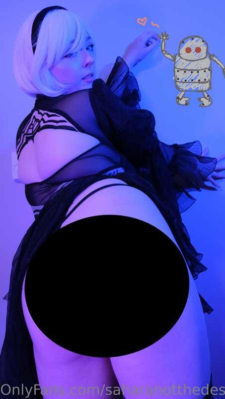 Become as gods! Behold 2B's butt!