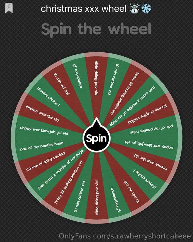 SUPER excited to share my new holiday spin the wheel !! 😍  u..