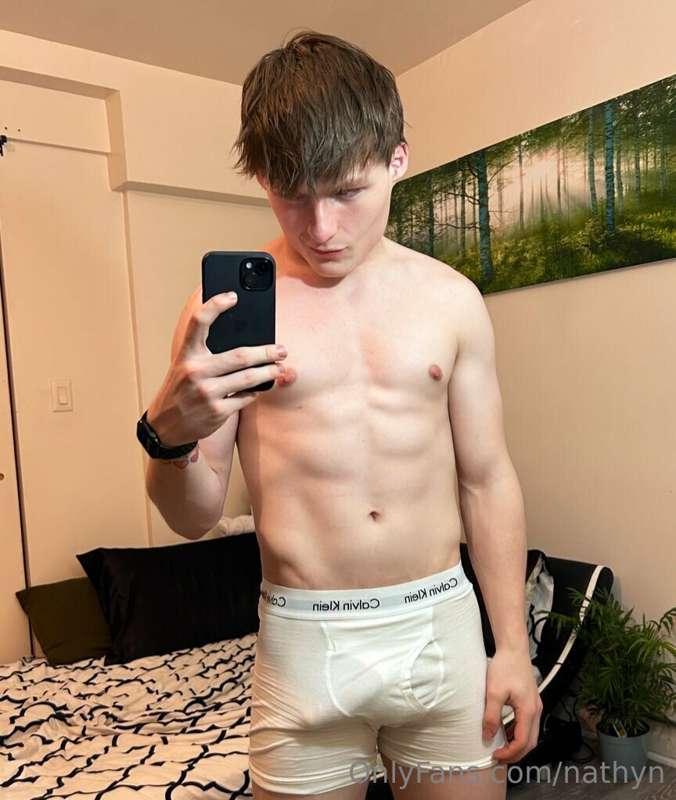 Sitting around in my sweaty underwear makes me so horny
