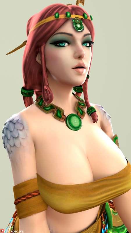 Nu Wa NSFW Render