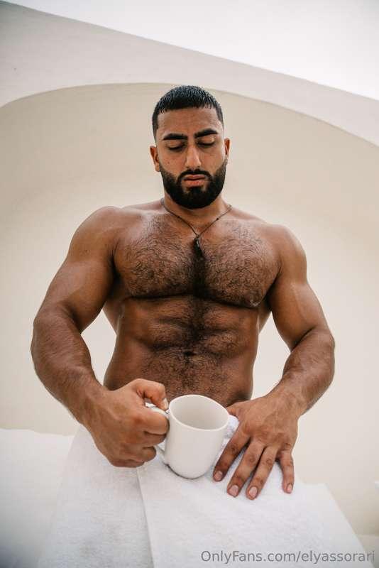 Morning baby, want some coffee?