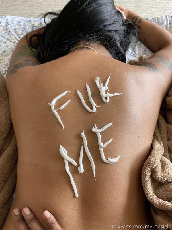 massage me then fuck me