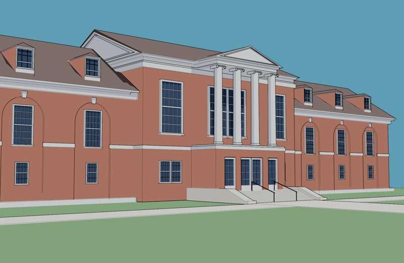 University Exterior WIP