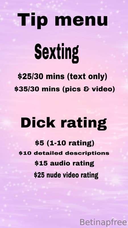 Tip menu  💋