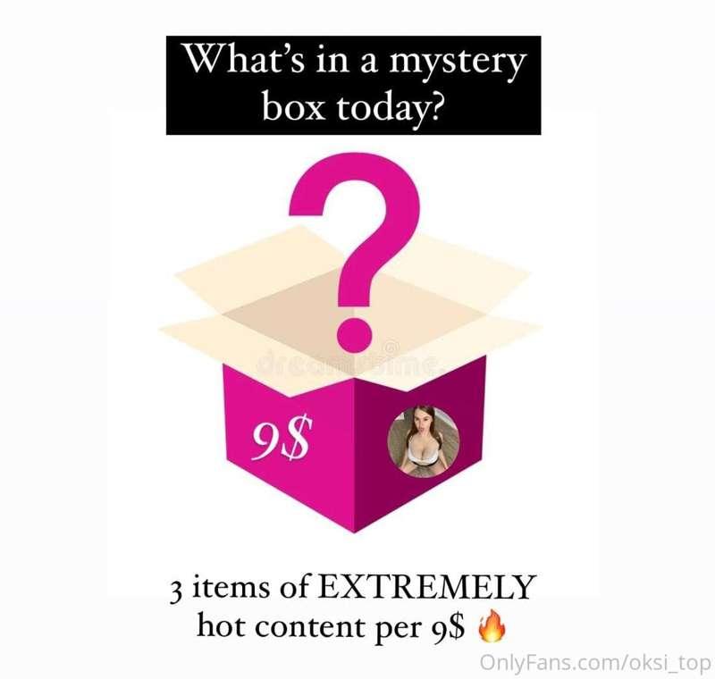 🎁 MYSTERY BOX 🎁

I prepared a mystery box for you today whic..