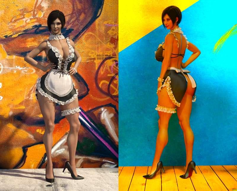 Ada Waitress outfit