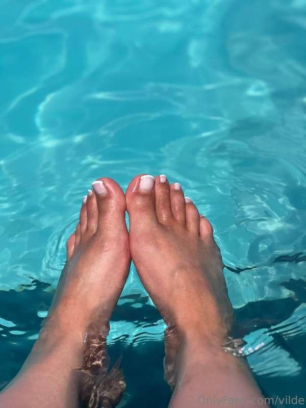 Always longing for a vacation where I can dip my feet in the..