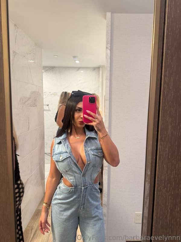 Will the jean fabric hold up to all this? 🍒🔥