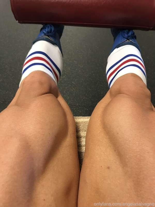 Did leg training today. Shoulder is still taped up.  I am go..