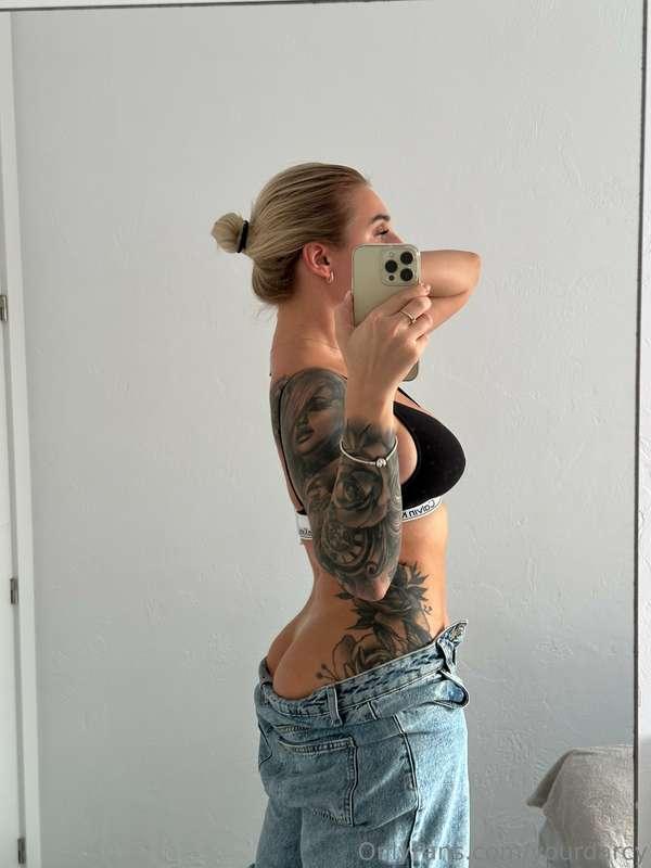 Will you help me put my jeans on? 🍑 Or would you rather take..