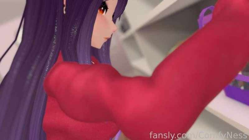 FIRST VrChat photoset is HERE! ♡
♡ A DAY AT THE POOL ♡
Would you go swimming with me? and after, maybe bend me over the benches and fuck me real good? ~ you don't mind the chlorine taste, right?
