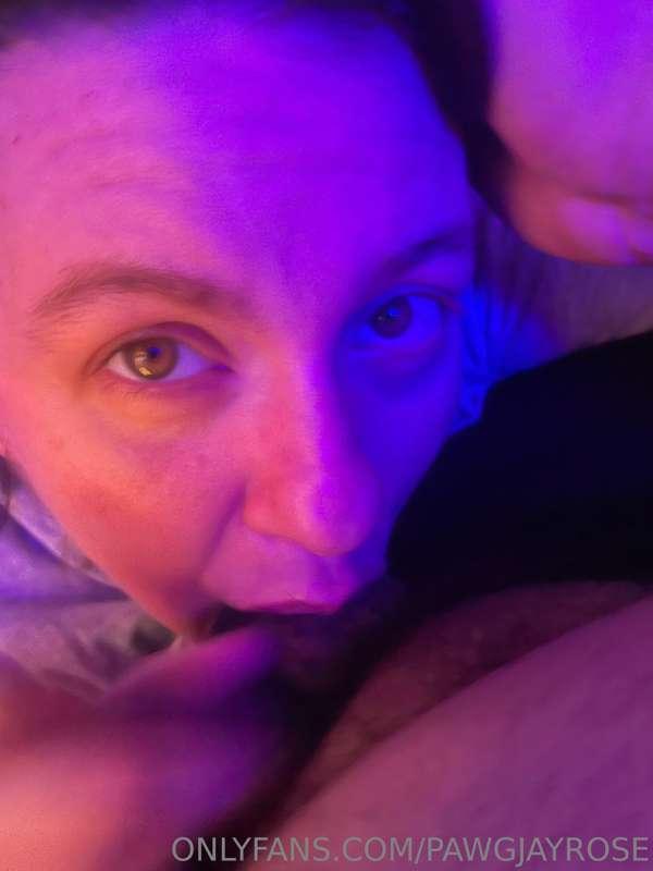 Sucking on some balls