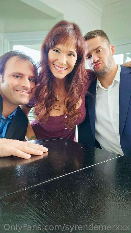 Super fun day, yesterday filming with the extremely handsome..