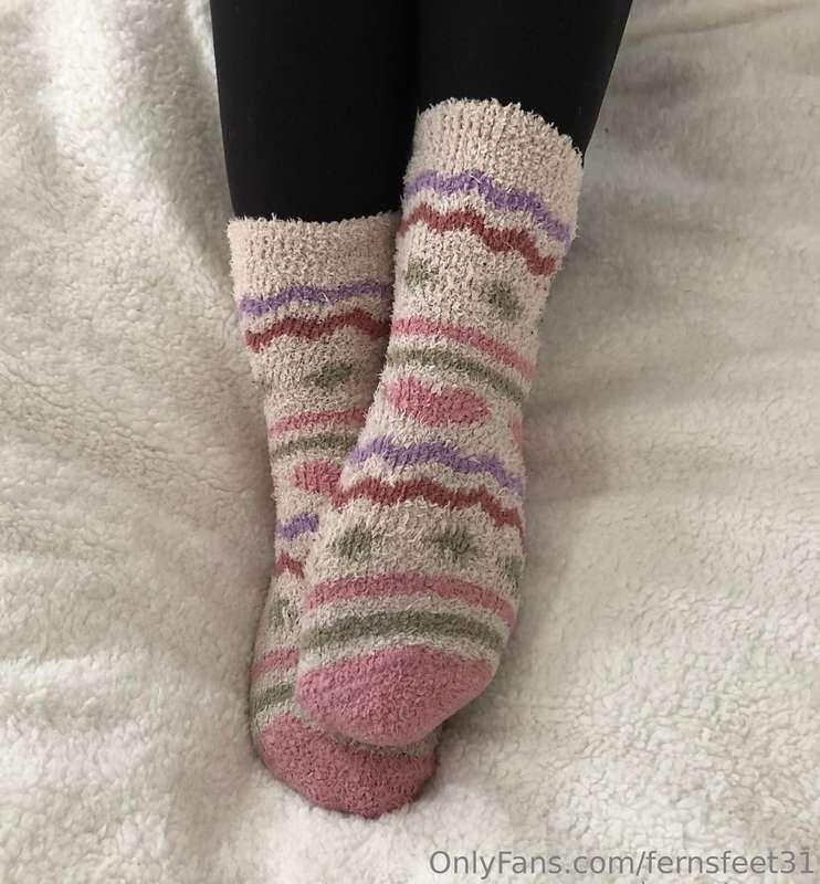 Watch me tease with my fluffy socks! 🤭😉