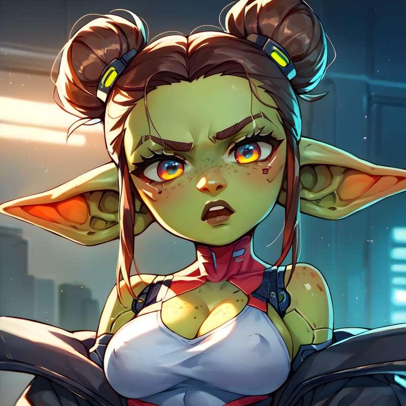 Cyber Goblin Codename: Topaz NSFW 