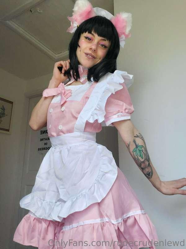 Meow!! Welcome to the cat maid cafe, later on we'll be doing..