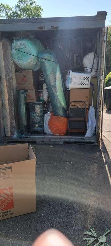 My life in a box! I'm exhausted.. packed this the day after ..